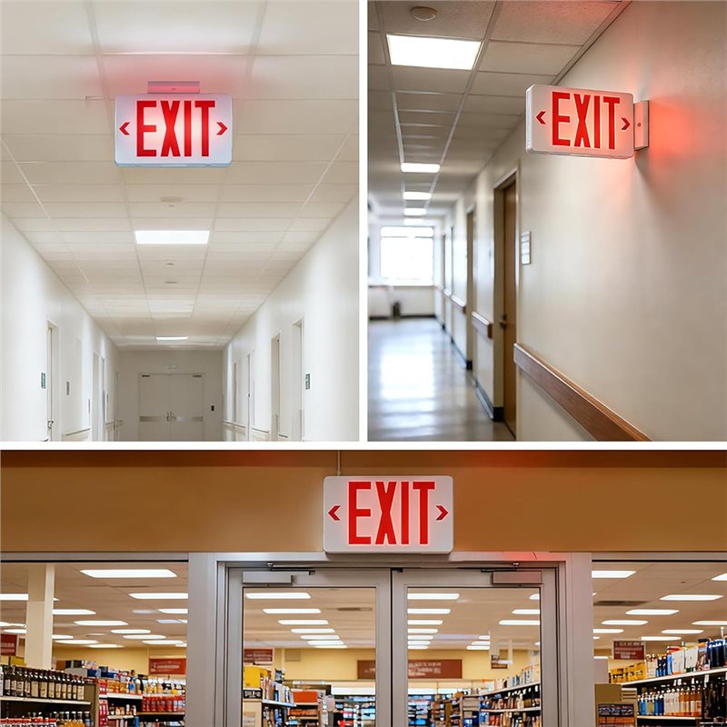 Lumière de sortie LED homologu - Emergency Exit Sign avis et prix