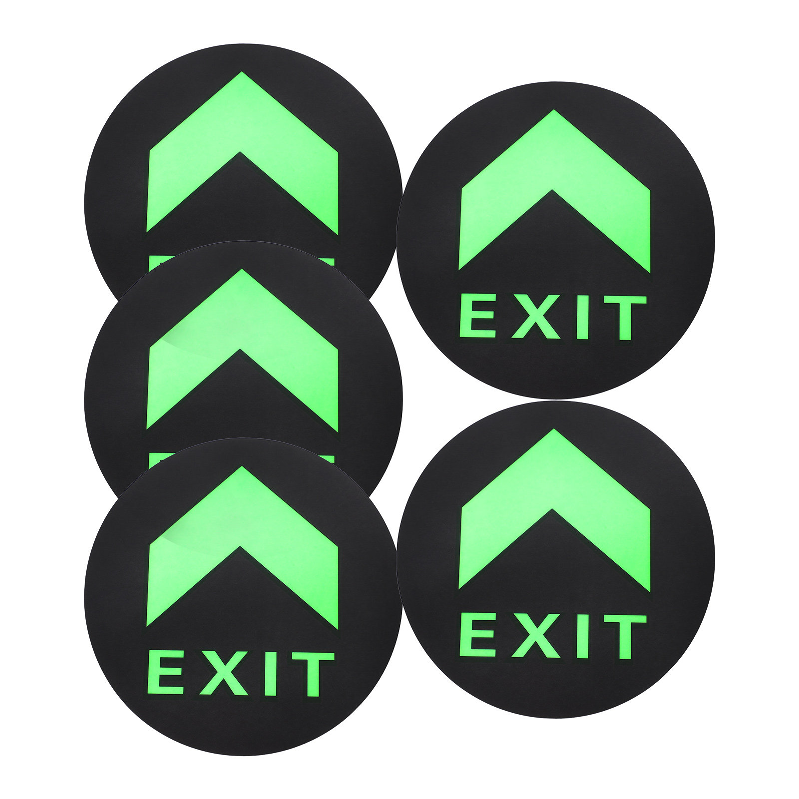 5 autocollants lumineux de sol - Emergency Exit Sign avis et prix