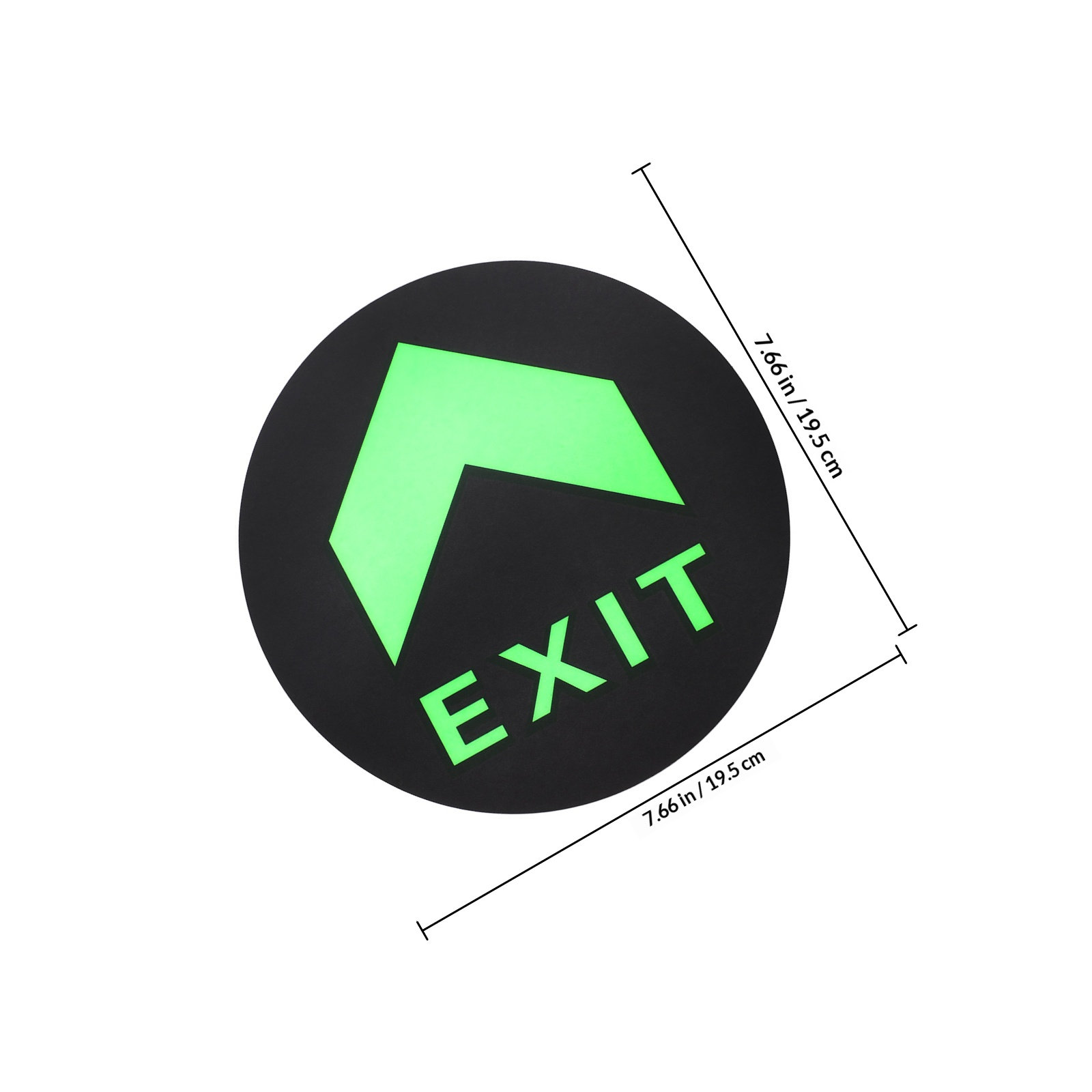 5 autocollants lumineux de sol - Emergency Exit Sign avis et prix