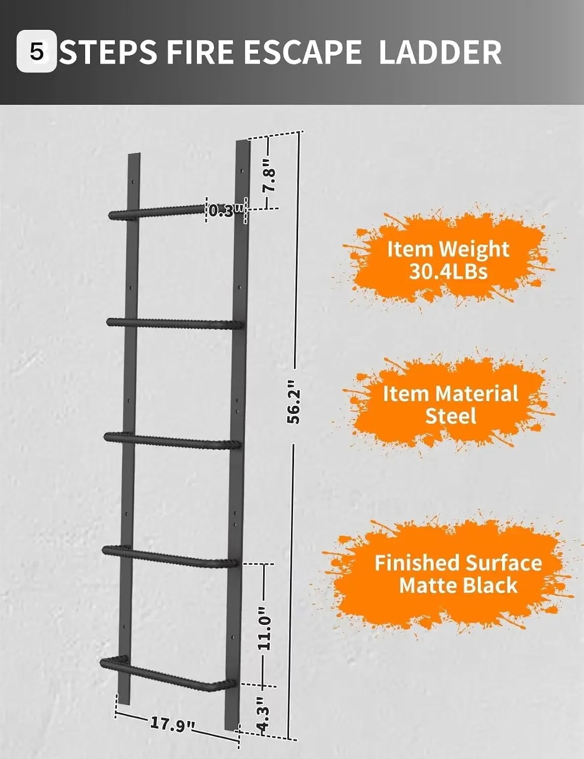 Échelle de fenêtre à 5 marches - Fire Escape Ladder avis et prix