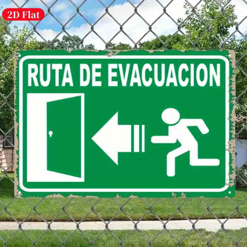 (Peinture sur métal 2D) Pannea - Emergency Exit Sign avis et prix